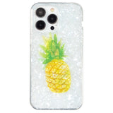 iPhone 15 Pro Flexible Plastic Case - Pineapple