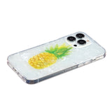 iPhone 15 Pro Flexible Plastic Case - Pineapple