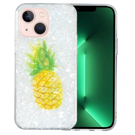 iPhone 15 Flexible Plastic Case - Pineapple