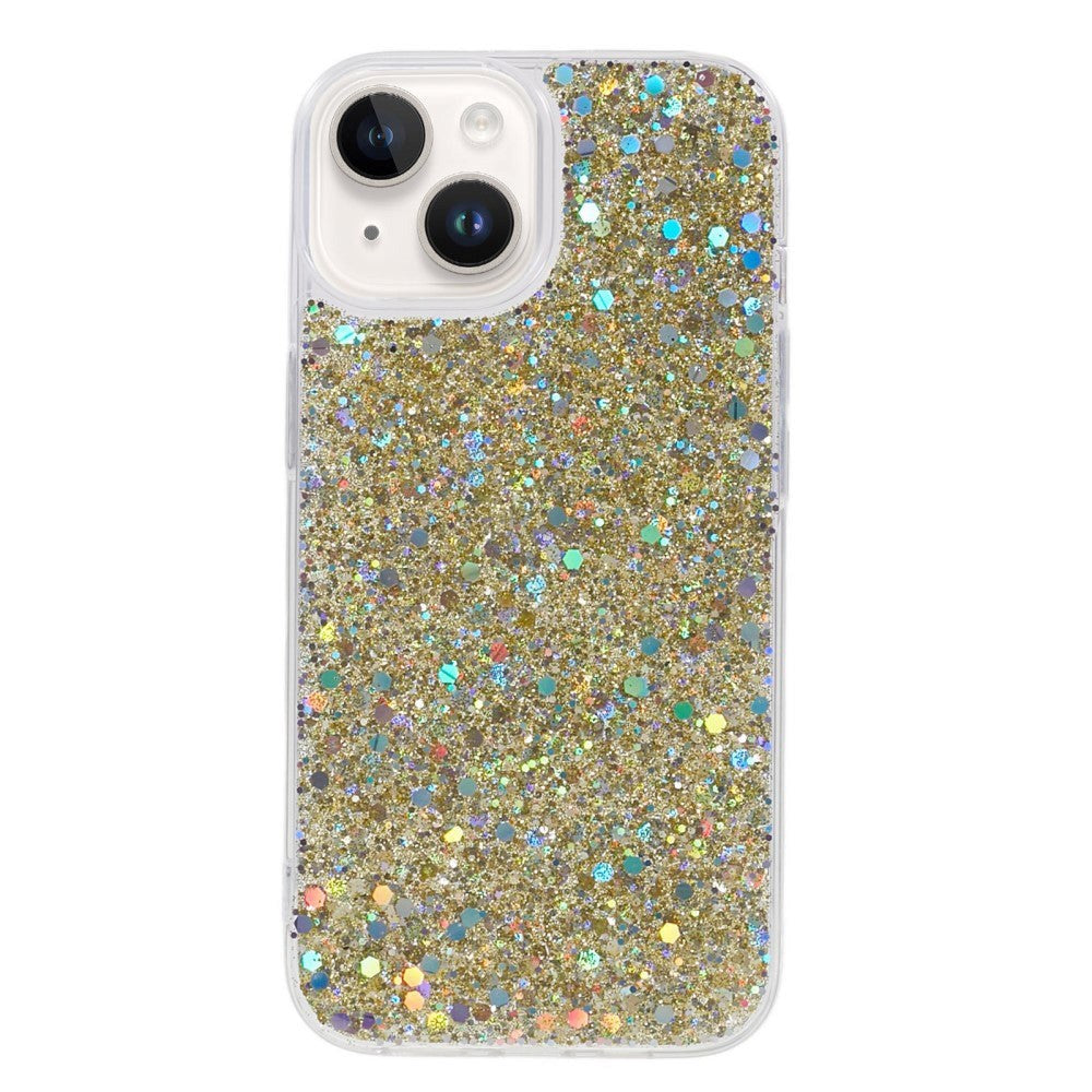 iPhone 15 Glitter Case - Gold