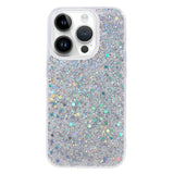 iPhone 15 Pro Glitter Case - Silver