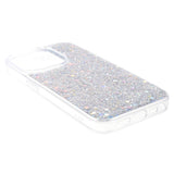 iPhone 15 Pro Glitter Case - Silver