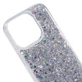 iPhone 15 Pro Max Glitter Case - Silver