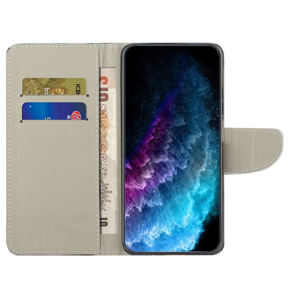 Honor 90 Lite Leather Case w. Wallet & Stand Function - Butterfly