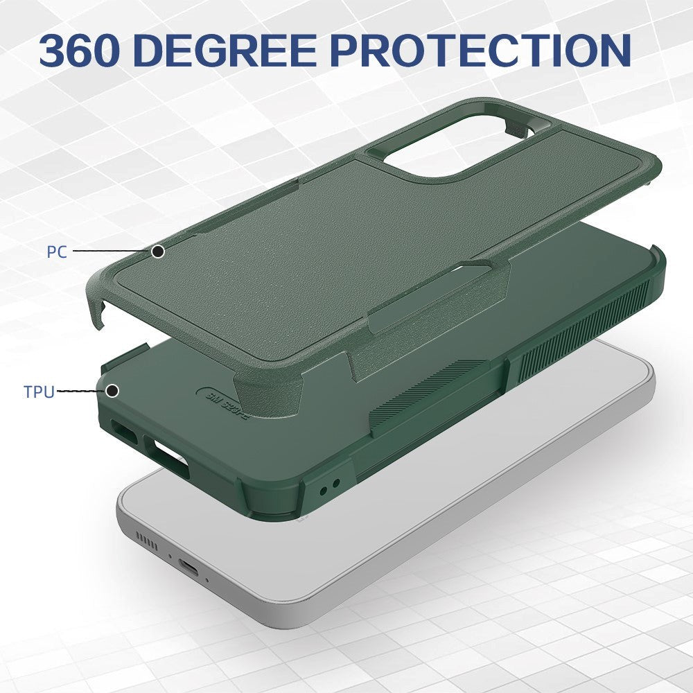 Samsung Galaxy S23 FE Hybrid Tough Case - Green