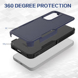 Samsung Galaxy S23 FE Hybrid Tough Case - Dark Blue