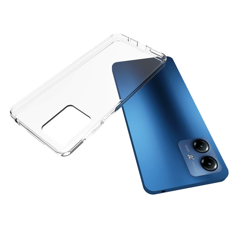 Motorola Moto G14 Flexible Plastic Case - Transparent