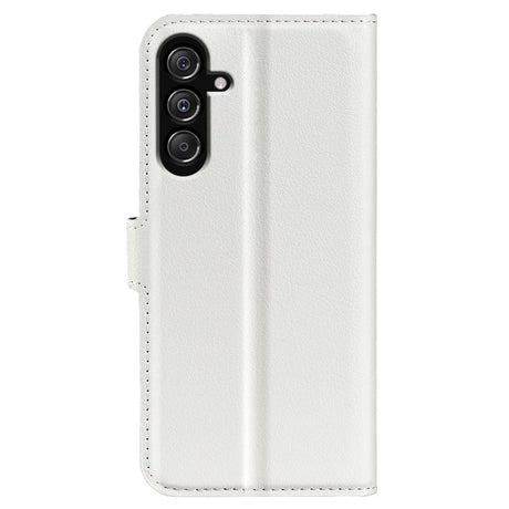 Samsung Galaxy M34 (5G) / F34 (5G) Litchi Leather Case w. Wallet - White