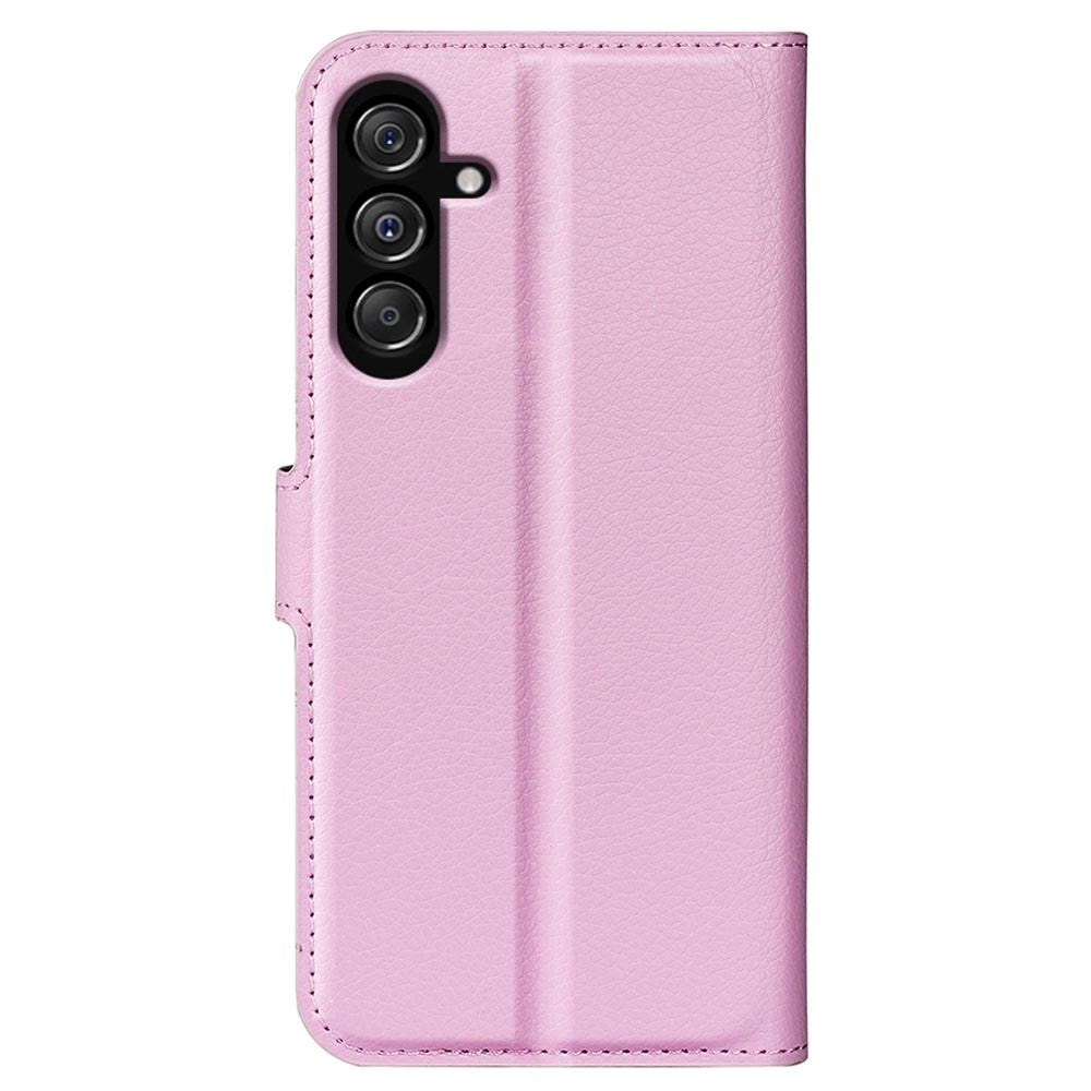 Samsung Galaxy M34 (5G) / F34 (5G) Litchi Leather Case w. Wallet - Baby Pink