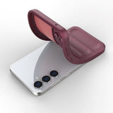 Samsung Galaxy S23 FE Flexible Plastic Case - Burgundy