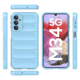 Samsung Galaxy M34 (5G) / F34 (5G) Flexible Plastic Case - Light Blue