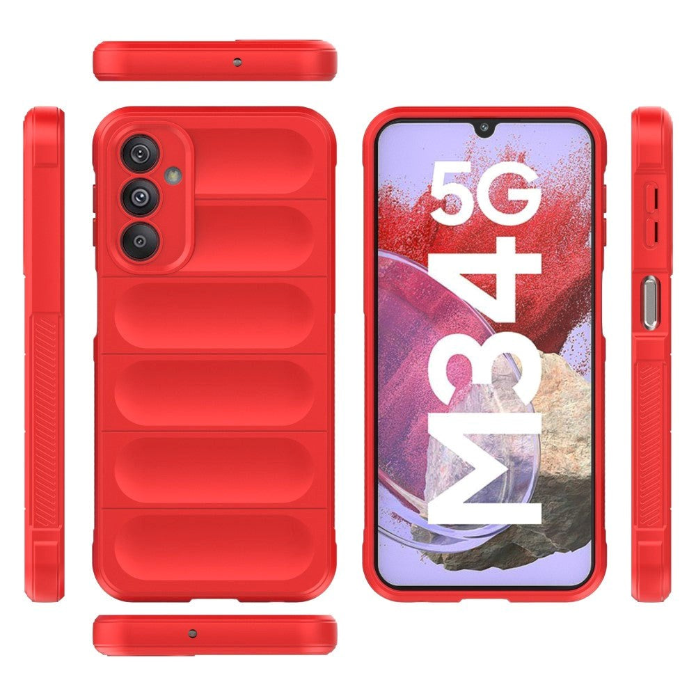 Samsung Galaxy M34 (5G) / F34 (5G) Flexible Plastic Case - Red