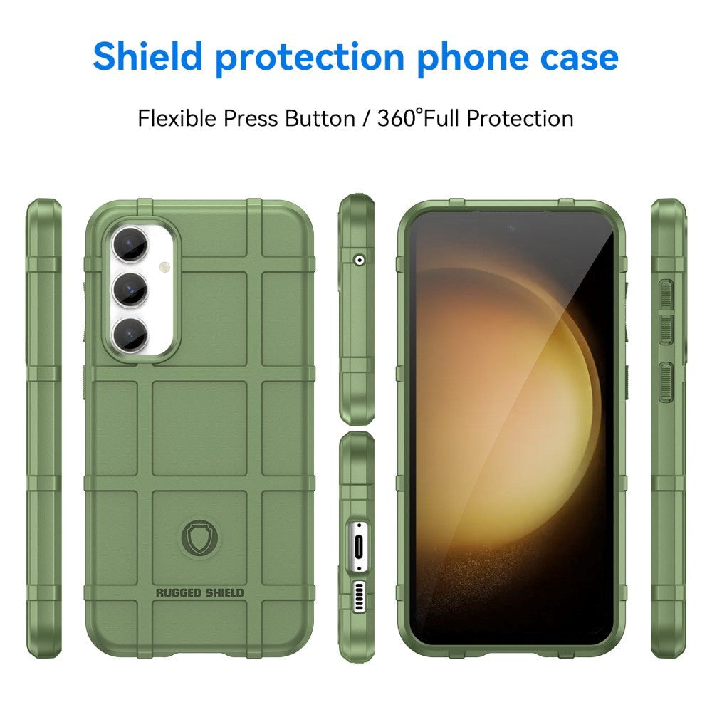 Samsung Galaxy S23 FE Rugged Shield Series Tough Case - Green