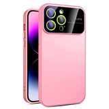 iPhone 15 Pro Max Hybrid Plastic Case w. Built-in Camera Protector - Pink