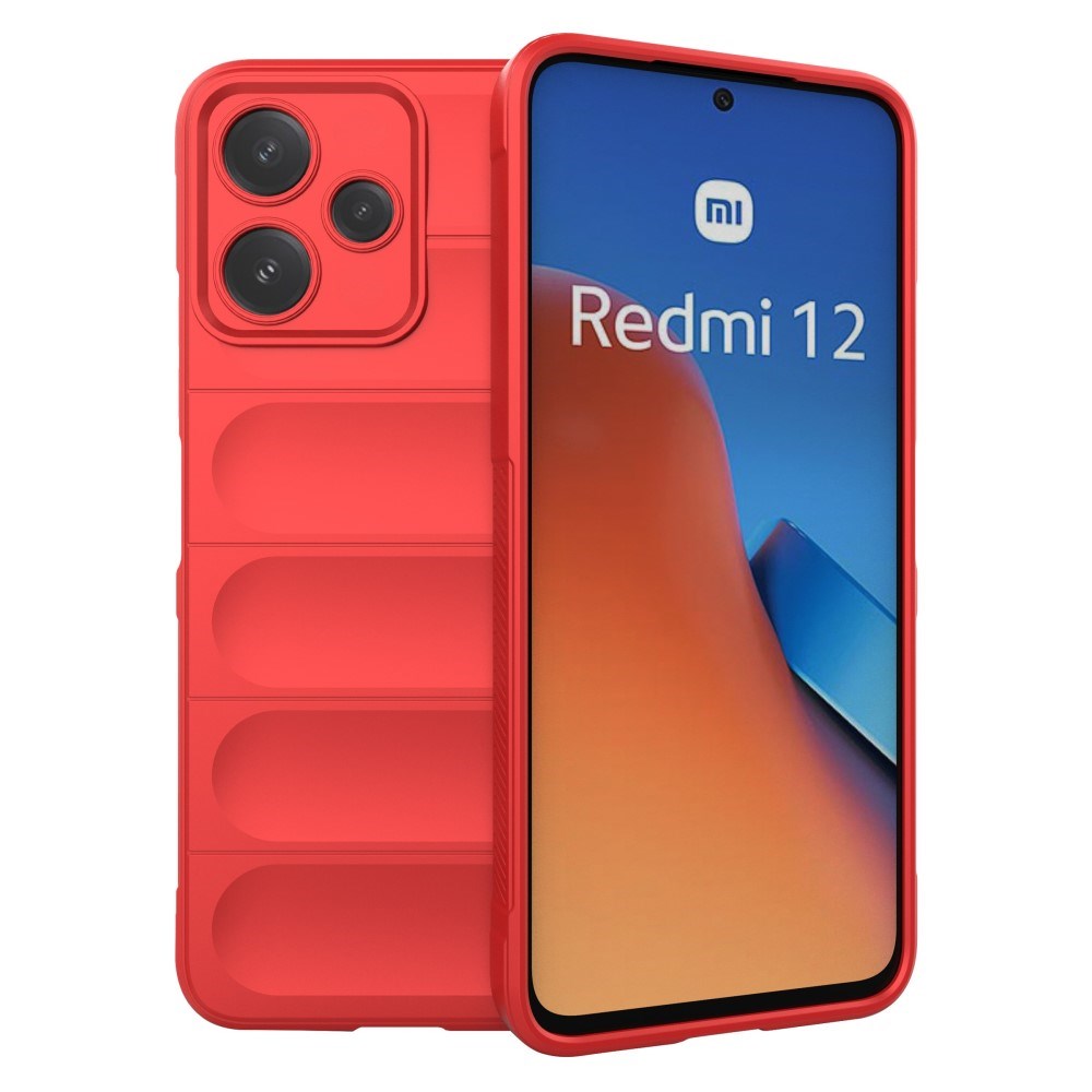 EIDERWOOD Xiaomi Redmi 12 (5G) / Poco M6 Pro (5G)  Flexible Plastic Case - Red