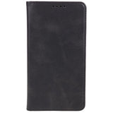 EIDERWOOD Samsung Galaxy Xcover 6 Pro Faux Leather Flip Case with Card Holder & Stand Function - Black