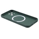 iPhone 13 Silicone Case with Camera Protector - MagSafe Compatible - Green