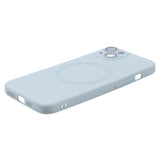 iPhone 13 Silicone Case with Camera Protector - MagSafe Compatible - Mint Blue