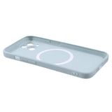 iPhone 13 Silicone Case with Camera Protector - MagSafe Compatible - Mint Blue