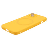 iPhone 13 Silicone Case with Camera Protector - MagSafe Compatible - Yellow