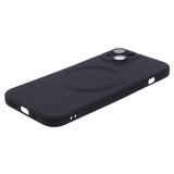 iPhone 13 Silicone Case with Camera Protector - MagSafe Compatible - Black