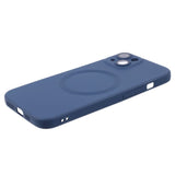 iPhone 13 Silicone Case with Camera Protector - MagSafe Compatible - Dark Blue