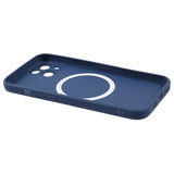 iPhone 13 Silicone Case with Camera Protector - MagSafe Compatible - Dark Blue