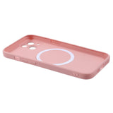 iPhone 13 Silicone Case with Camera Protector - MagSafe Compatible - Pink