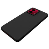 Motorola Moto G84 Matte Flexible Plastic Case - Black