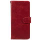 Motorola Moto G84 Leather Case with Wallet and Strap - Red