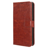 EIDERWOOD Honor X6a Faux Leather Flip Case with Strap - Brown