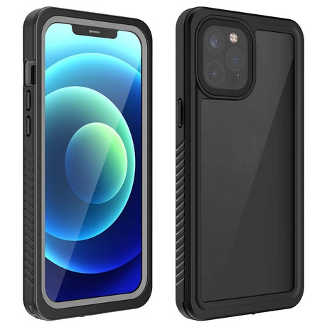 iPhone 12 Pro IP68 Dust & Waterproof Case - Transparent / Black