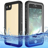 iPhone SE (2022 / 2020) / 8 / 7 Redpepper IP68 Waterproof Case - Black / Transparent
