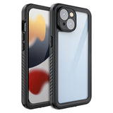 iPhone 15 Redpepper IP68 Waterproof Case - Black / Transparent