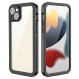 iPhone 15 Plus Redpepper IP68 Waterproof Case - Black / Transparent