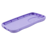 Samsung Galaxy S22 Flexible Plastic Case w. Wavy Edges - Purple