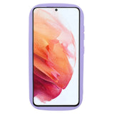 Samsung Galaxy S21 Flexible Plastic Case w. Wavy Edges - Purple