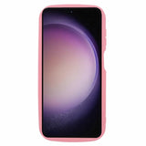 EIDERWOOD Samsung Galaxy S23 FE Flexible Plastic Case with Wavy Edges - Hot Pink