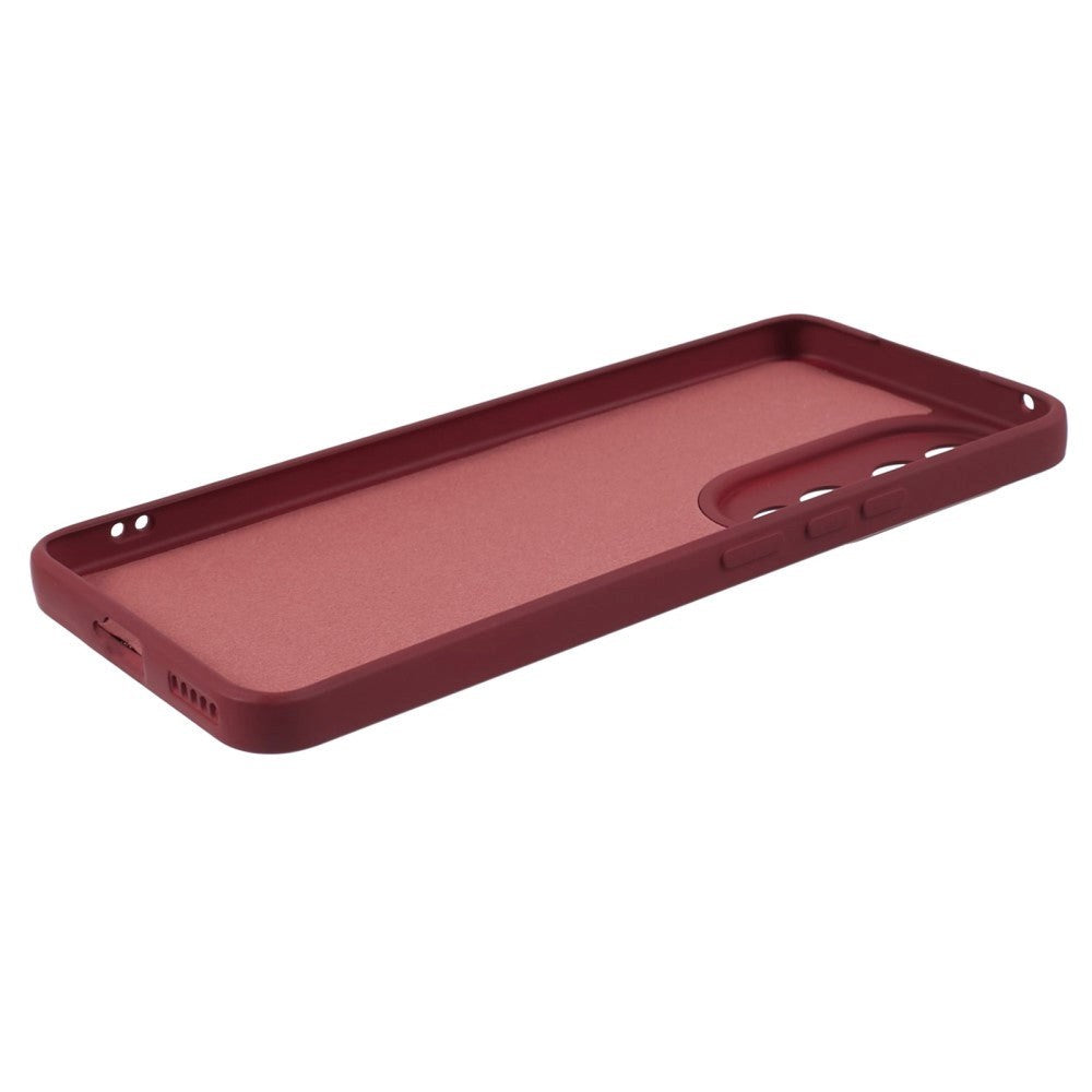 Honor 90 Flexible Plastic Case - Wine Red