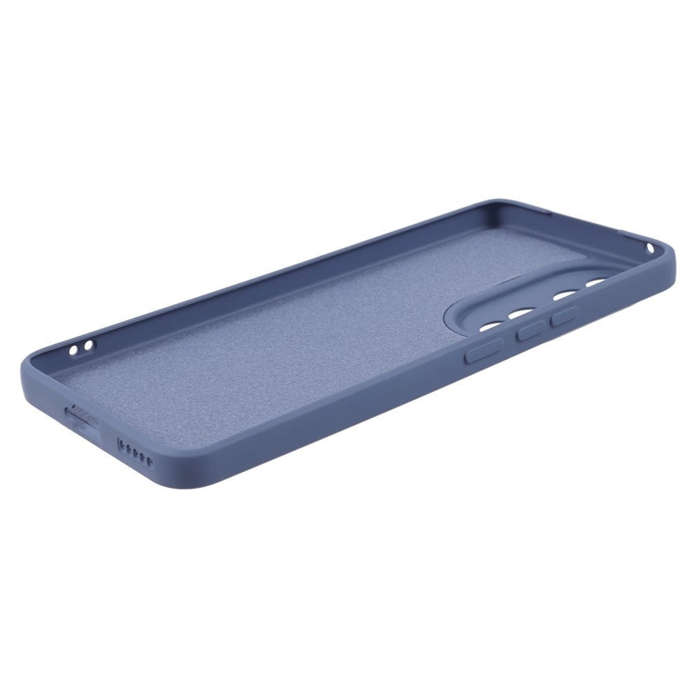 Honor 90 Flexible Plastic Case - Blue grey