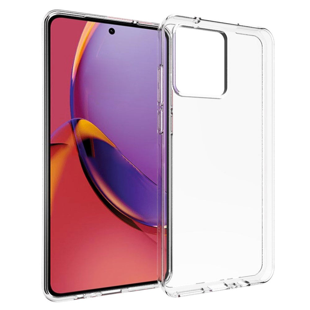 Motorola Moto G84 Flexible Plastic Case - Transparent