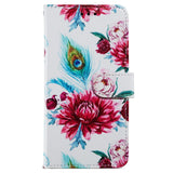 Honor 90 Lite PU Leather Case w. Wallet og Strap - Flowers