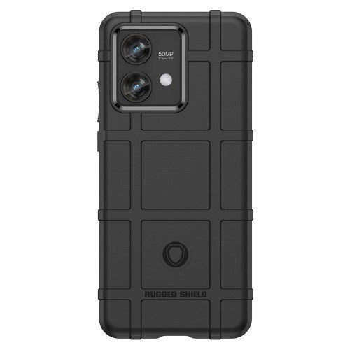 Motorola Edge 40 Neo Rugged Shield Case - Black