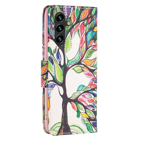 Samsung Galaxy A15 (5G) / A15 Leather Wallet Case & Print - Colorful Tree