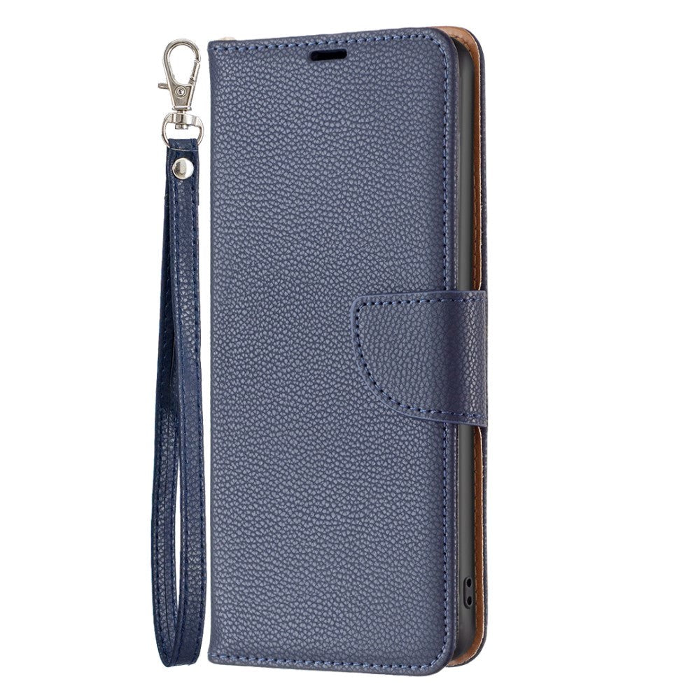 Samsung Galaxy A15 (5G) / A15 PU Litchi Leather Wallet Case - Blue