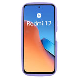 Xiaomi Redmi 12 (4G) Flexible Plastic Case w. Wavy Edges - Purple