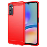 Samsung Galaxy A05s Brushed Carbon Case - Red