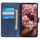 Samsung Galaxy A15 (5G) / A15 PU Leather Flip Case w. Wallet - Navy Blue