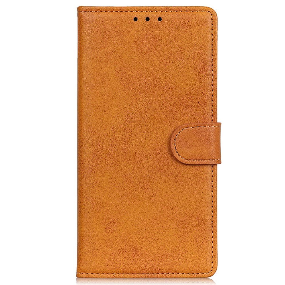 Samsung Galaxy A15 (5G) / A15 PU Leather Flip Case w. Wallet - Brown