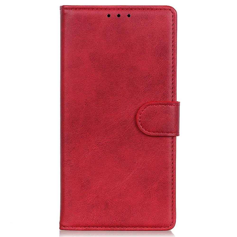 Samsung Galaxy A15 (5G) / A15 Leather Flip Case w. Wallet - Red